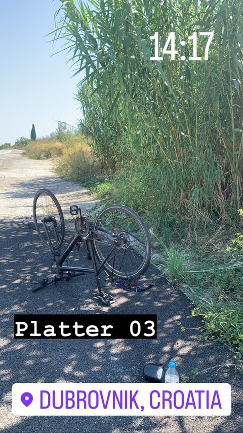 Platter Fahrradreifen