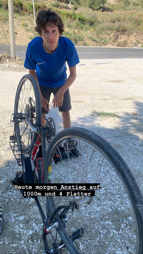 Platter Fahrradreifen